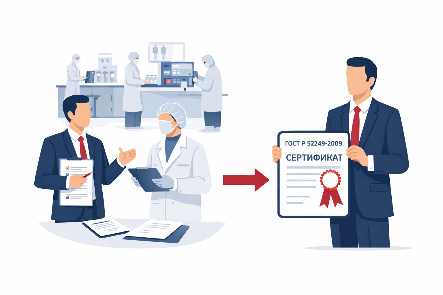 Процедура сертификации ГОСТ Р 52249-2009 в Кропоткине	